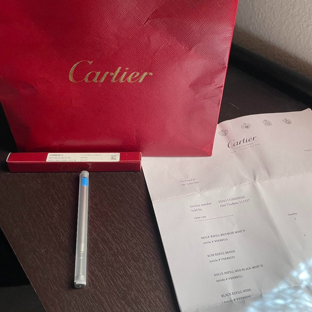 4 Certified Cartier Pen Refills